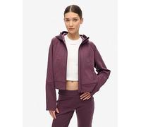 Superdry Sport Tech Relaxed Zip Hoodie - Purple, Purple, Size 16, Women Purple
