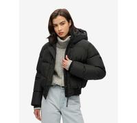 Superdry for woman. W5011723A Sports Puffer Bomber Coat black (M), Casual, Recycled Polister