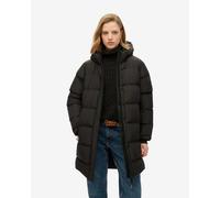 Superdry Sports Puffer Mid Jacket with Hood pure black Women - L