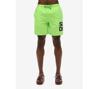 Superdry Sportswear Logo 17-Inch Swim Shorts - Green, Green, Size S, Men Green