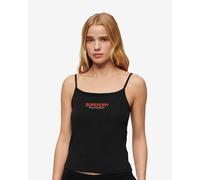 Superdry Sportswear Logo Fitted Sleeveless T-shirt Black L Women