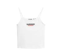 Superdry Sportswear Logo white women's tank top - S