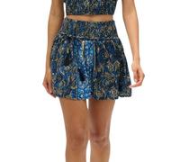Superdry St Tropez Paisley Short Skirt