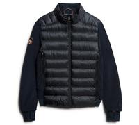 Superdry Storm Fleece Hybrid Bomber Jacket Blue,Black XL Men