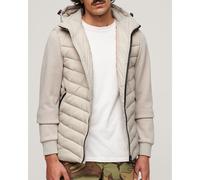 Superdry Storm Hybrid Padded Jacket Beige L Men