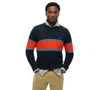 Superdry Stripe Cable Sweater