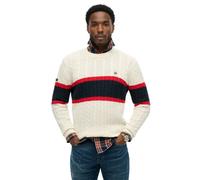 Superdry Stripe Cable Sweater