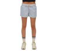 Striped organic cotton elasticated shorts for women Superdry Bleu M