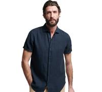 Casual linen shirt Superdry Studios Bleu M