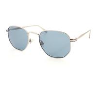 Superdry Studios Crew Sunglasses Semi Matte Silver with Blue CAT.2 Lenses 002