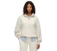 Women's half-zip sweatshirt Superdry Studios Half Blanc M