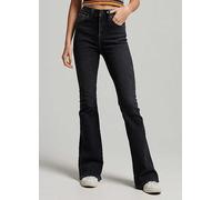 Superdry Studios High Rise Skinny Flare Jeans Denim
