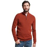 Merino wool semi-zipped sweater Superdry Marron 2XL