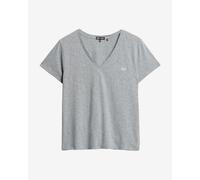Superdry Studios Slub short sleeve gray women's t-shirt. - XXS