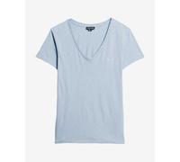 Superdry Studios Slub short sleeve light blue women's t-shirt. - XXS