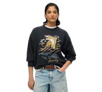 Superdry Womens Suika Embroidered Loose Crew Sweatshirt
