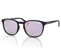 Superdry Summer6 Women's Sunglasses 191 Rubberised Black/Pink Mirror