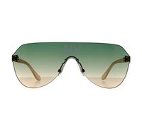 Superdry Sunglasses Monovector 150 Fluro Orange Crystal Green Peach Fade