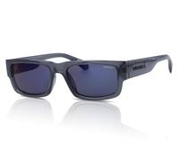 Superdry Sunglasses SDS-5005 108 Grey Crystal/Smoke with Blue Flash Mirror