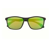 Superdry Sunglasses SDS-5014 104P Matte Black Green Green Mirror Polarized