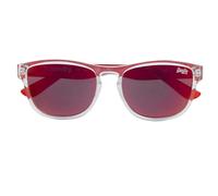 Superdry Sunglasses SDS Rockstar 186 Transparent and Red Red Mirror