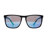 Superdry ICONIC SDS Shockwave Sunglasses Black FRAME / Blue LENS SHOCKWAVE-187