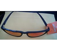 Superdry Shockwave 187 rubberised black/blue mirrored lenses