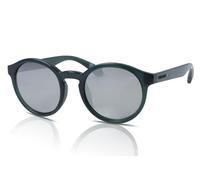 Superdry Sunglasses Women's SDS-5006 107 Green Crystal/Smoke with Silver Flash