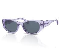 Superdry Sunglasses Women's SDS-5007 161 Purple Crystal/Solid Smoke