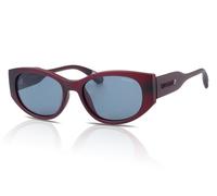 Superdry Sunglasses Women's SDS-5007 163 Red Crystal/Solid Blue Smoke