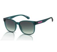 Superdry Women's Sunglasses SDS-5026 107 Crystal Green-Pink/Green Fade
