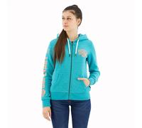 Superdry Super Athletic Graphic Full Zip Sweatshirt Green XS Women
