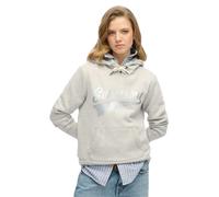 Women's hooded sweatshirt Superdry Super Athletics Gris M