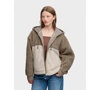 Superdry Super Soft Full Zip fleece brown beige women - M