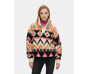 Superdry Super Soft Printed fleece black orange pink Women - S