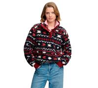 Superdry Super Soft Printed Henley Sweatshirt Multicolor M Woman
