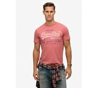 Superdry, T.Shirt VL Classic Relaxed Tee, M1012203A, Mid Red Grit, XXL, Men