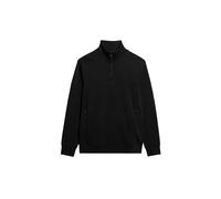 Superdry, Sweats Tech Half Zip, M2013961A, Black, L, Men