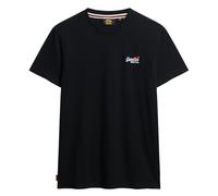 Superdry T Shirt Crew Neck Short Sleeve Contrast Emb Tee Black White Navy Blue