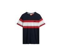Superdry, T.Shirt Essential Stripe Tee, M1012209A, Eclipse Navy Chest Stripe, XXL, Men
