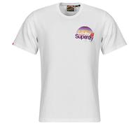 Superdry T shirt LOGO GREAT OUTDOORS CHEST in White EU S