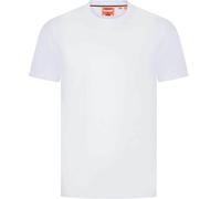 Superdry T-Shirt Mens Essential Logo Embroidered Organic Tee in Optic White