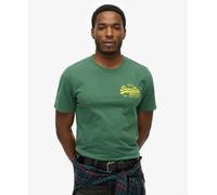 Superdry T-Shirt Short Sleeve Crew Neck Top VL Relaxed Tee Blue Grey Green