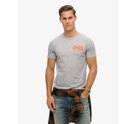 Superdry T-Shirt Short Sleeve Crew Neck Top VL Relaxed Tee Blue Grey Green
