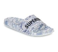 Superdry Tap-dancing Camo Print Pool Slide in Grey 10