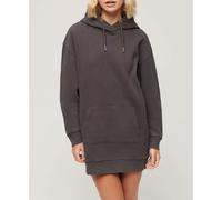 Superdry Tattoo Rhinestone Long Sleeve Dress Grey S-M Woman