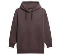 Hooded sweatshirt dress with rhinestone tattoo effect for women Superdry Noir S/M
