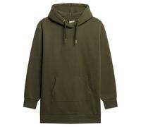 Superdry Tattoo Rhinestone Long Sleeve Short Dress Green S-M Women