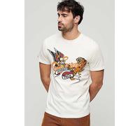 Superdry Tattoo Script T-Shirt Off White