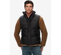 Superdry Tech Padded Gilet, Black, Size S, Men Black